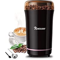 NWOUIIAY Molinillo de Café Eléctrico 300W Molinillos de Especias Semillas Frutos Secos con Cuchillas de Acero Inoxidable…